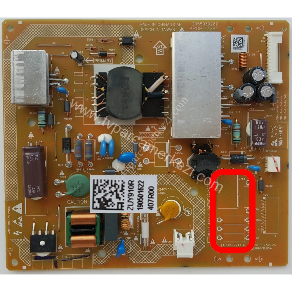 ZUY910R , APDP-72A1 , 29550339202 , GRUNDIG 32VLE 6730 BP POWER BOARD