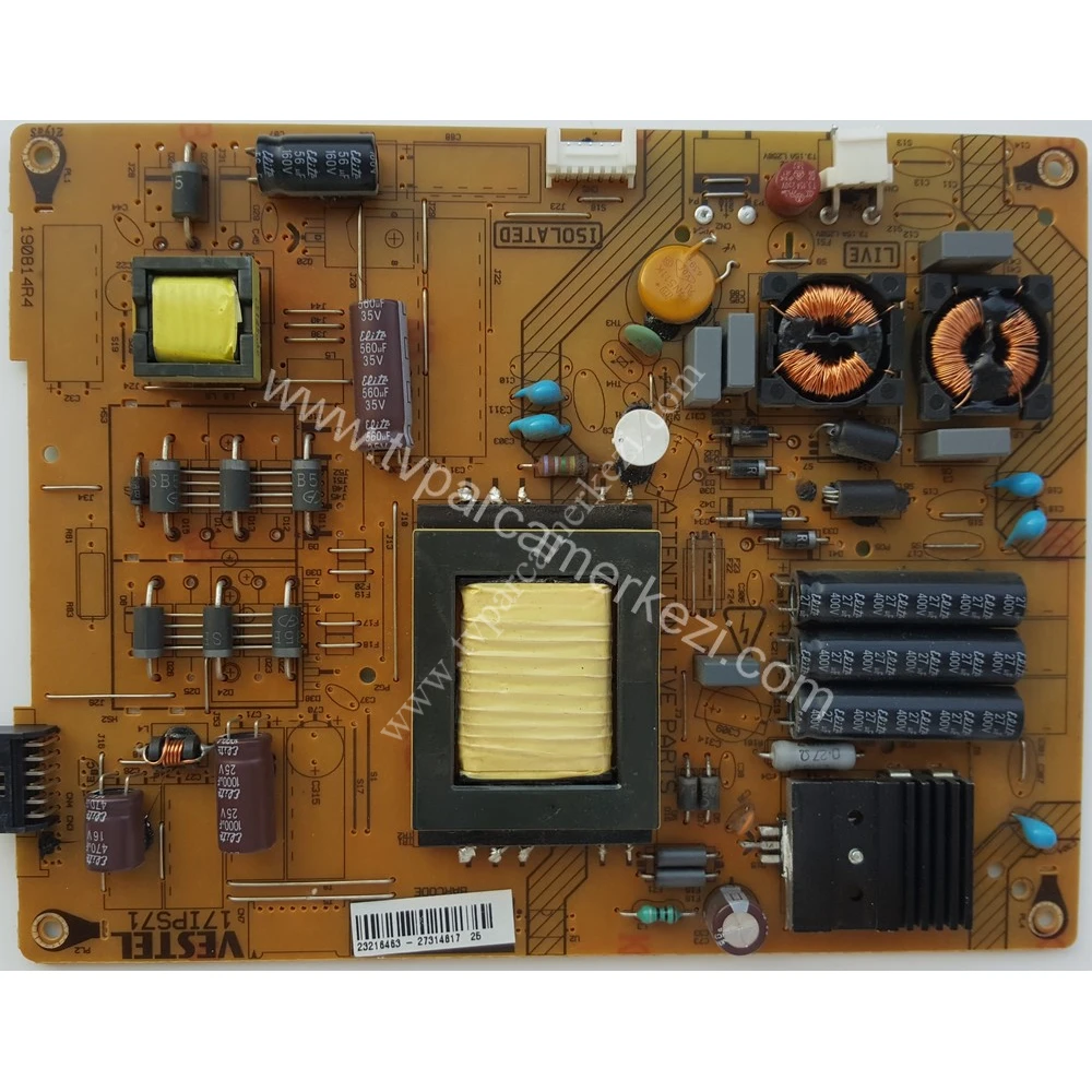 17IPS71 , 23216463 , VESTEL 39PF5065 POWER BOARD