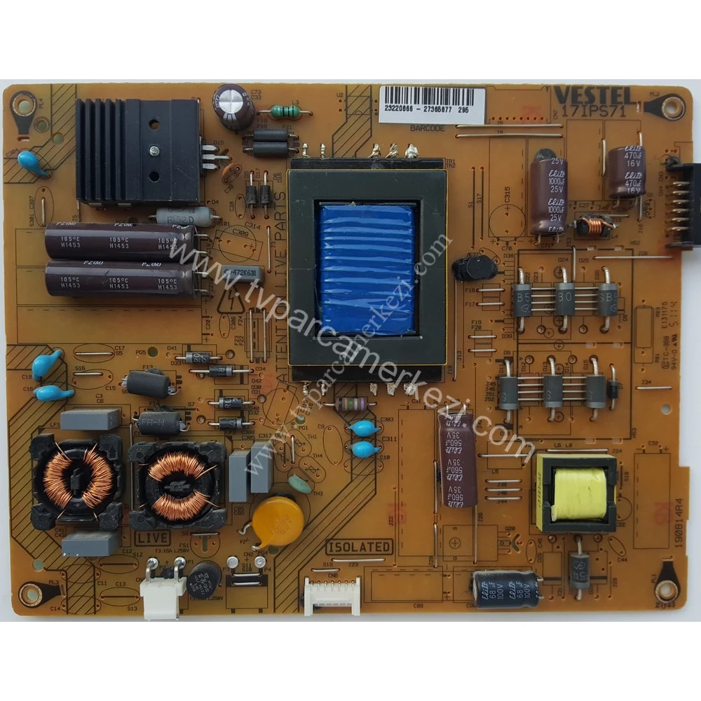 17IPS71 , 23220666 , VESTEL 32HA5100 POWER BOARD