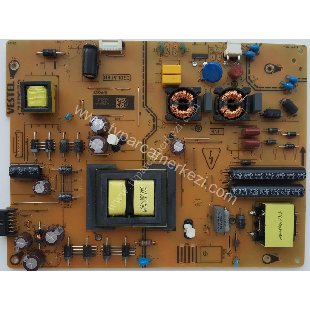 17IPS72 , 23405617 , VESTEL 49UD8400 POWER BOARD