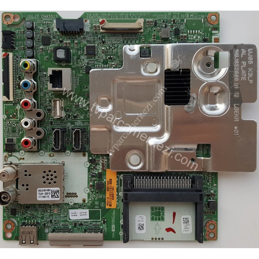63871004 , EAX67166104 (1.0) , PZC110 , PZC3ZZ , LG 43UJ651V MAIN BOARD