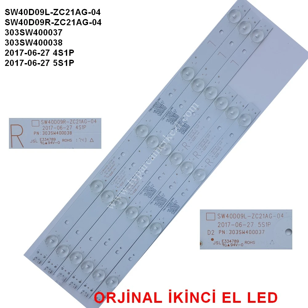 SW40D09L-ZC21AG-04 , SW40D09R-ZC21AG-04 , 303SW400037 , 303SW400038 , ARÇELİK A40L 5745 4B PANEL LED