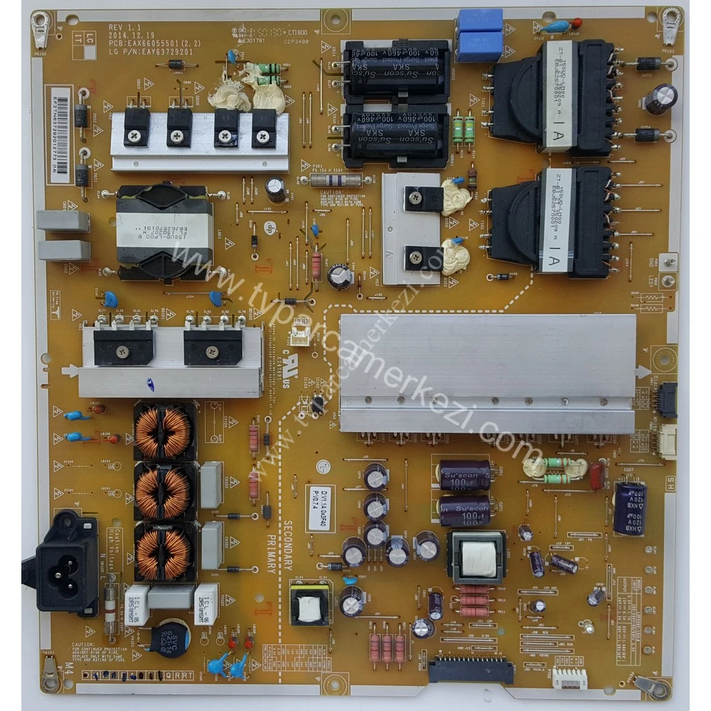 EAY63729201 , EAX66055501 (2.1) , EAX66055501 (2.2) , LG 60UF850V POWER BOARD