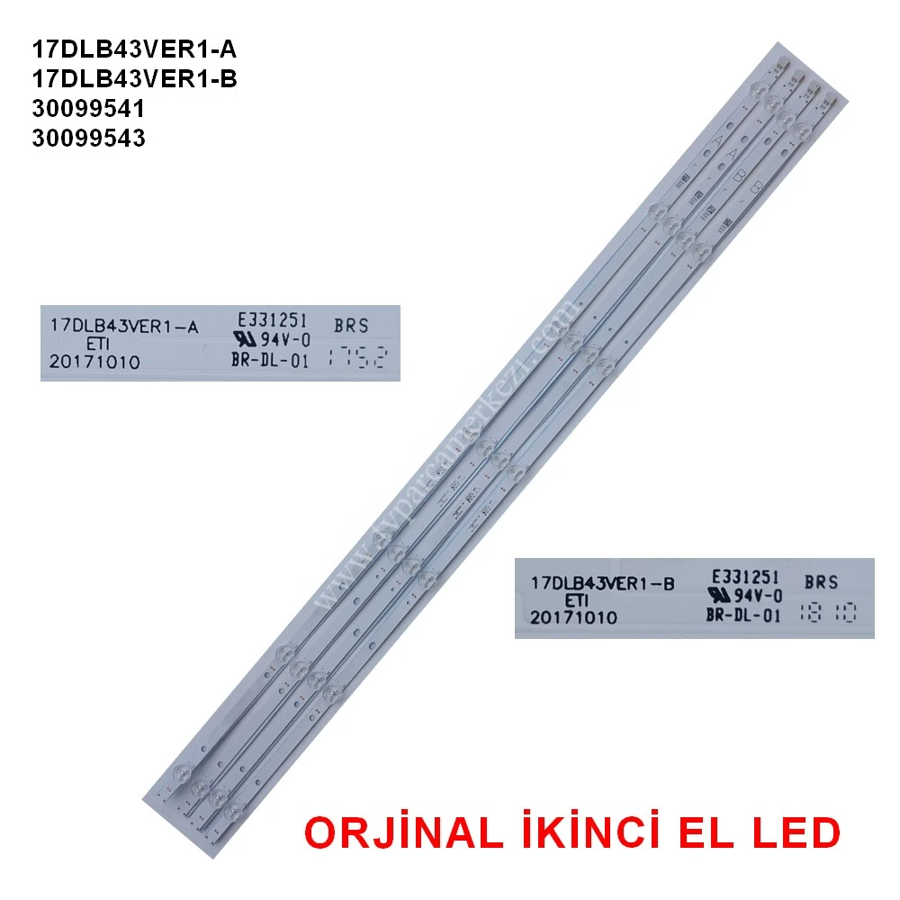 17DLB43VER1-A , 17DLB43VER1-B , 30099541 , 30099543 , HI-LEVEL 43HL560 PANEL LED