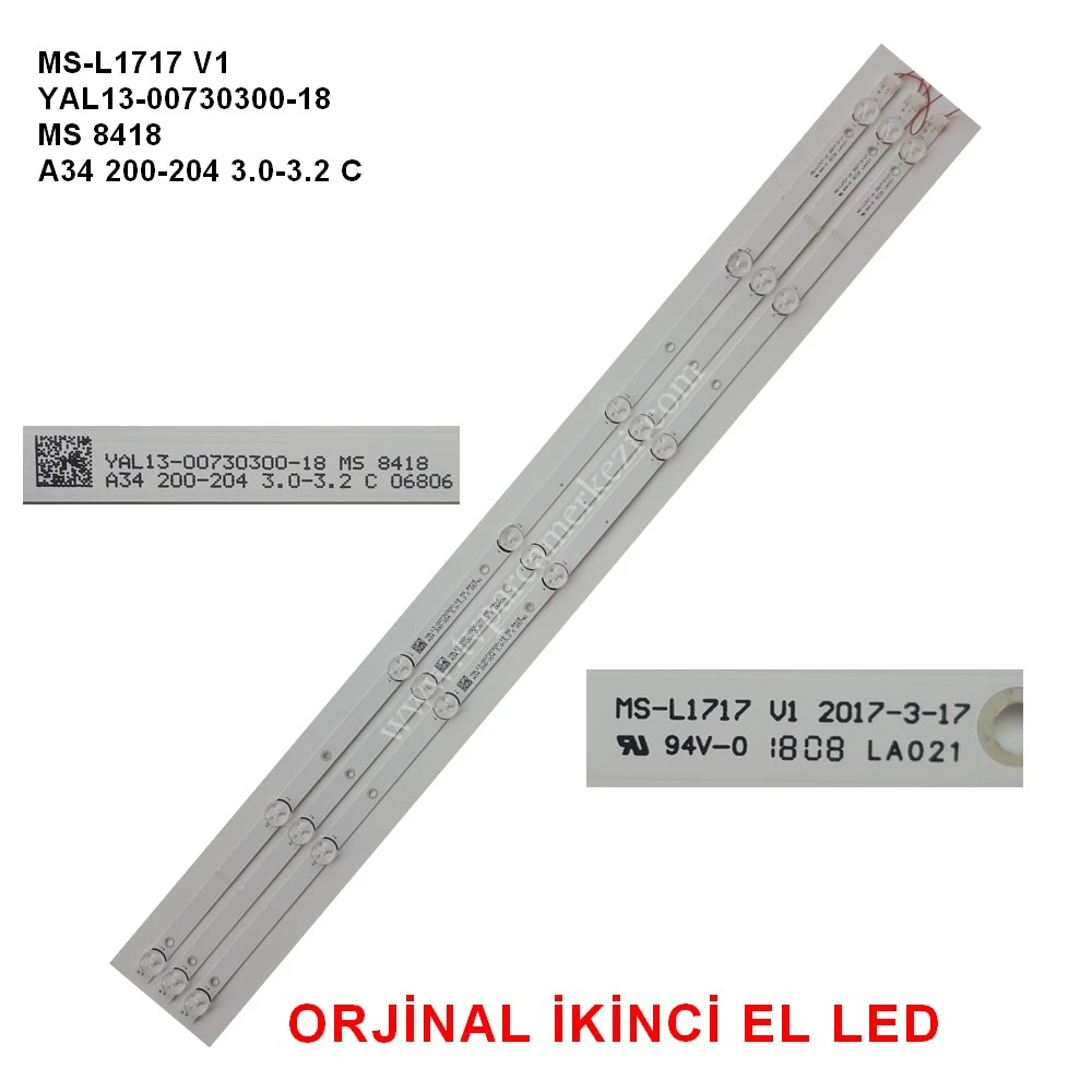 MS-L1717 V1 , YAL13-00730300-18 , A34 200-204 3.0-3.2 , KEYSMART KEY40L 4880 4M PANEL LED