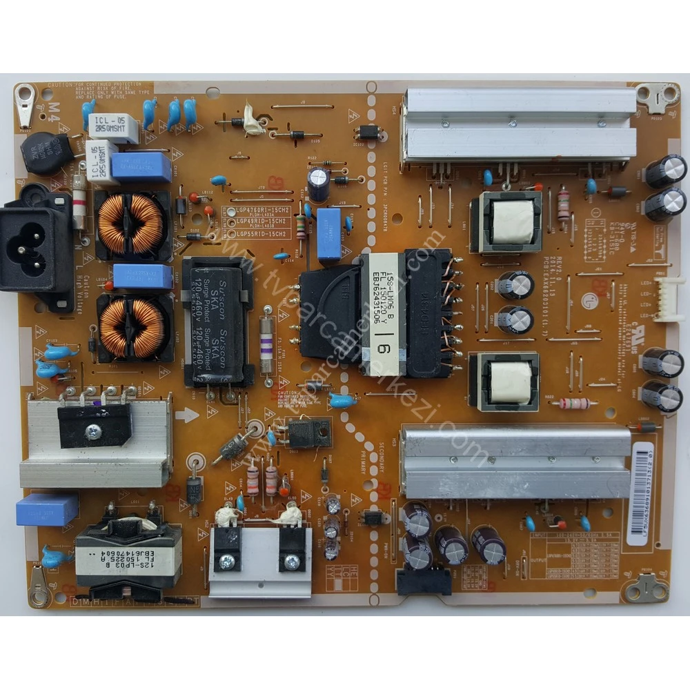 EAY63689101 , EAX66203101 (1.7) , LGP4760RI-15CH2 , LG 55LF650V POWER BOARD