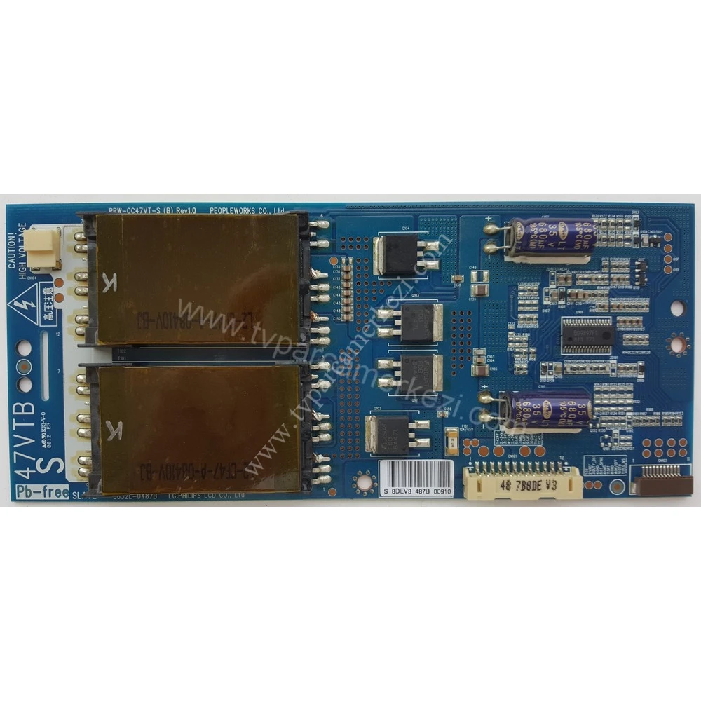 6632L-0487B , PPW-CC47VT-S (B) Rev1.0 , SLAVE , LG 47LG5000 INVERTER BOARD