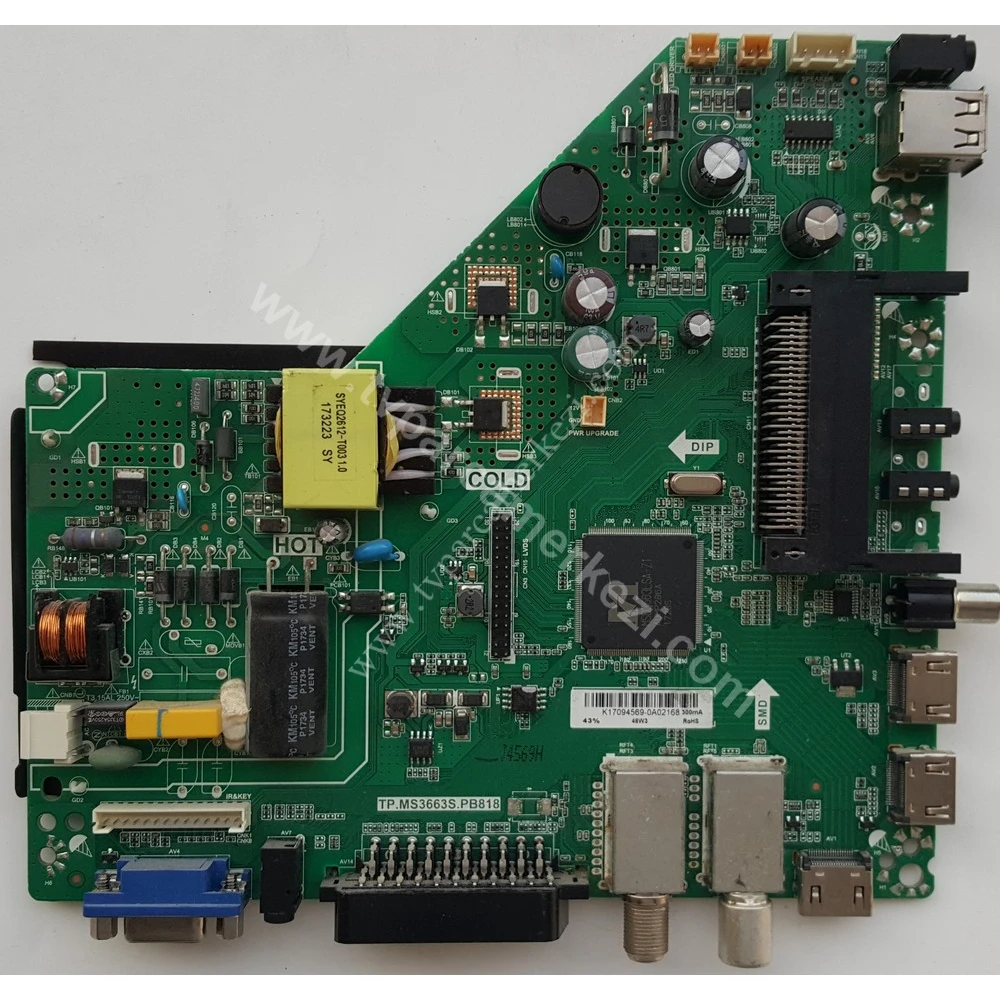 TP.MS3663S.PB818 , K17094569 , AWOX U32200STR MAIN BOARD