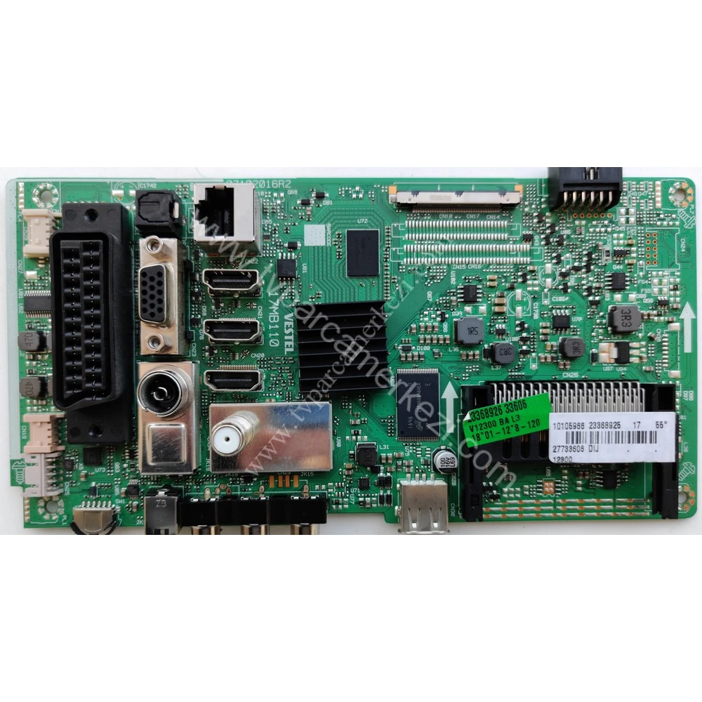 23368925 , 23368926 , 17MB110 , VESTEL 55FB7300 MAIN BOARD