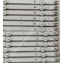 PHILIPS 55PFK6309/12 LED BAR TAKIM - L1-L2-R1-R2-Type - 6916L-1447A 6916L-1448A 6916L-1449A 6916L-1450A SIFIR PANEL LED