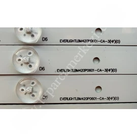 Philips 42PFL3208K/12 LED BAR TAKIM - LBM420P0501-CB-4 , LBM420P0601-CA-3 , EVERLIGHT ,  SIFIR LED
