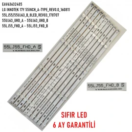 LG 55UJ630 LED BAR TAKIM - 55LJ55_FHD_B , 55UJ63_UHD_B , LG INNOTEK 17Y 55INCH_A-TYPE_REV0.0_160811 , EAV63632405 - SIFIR LED