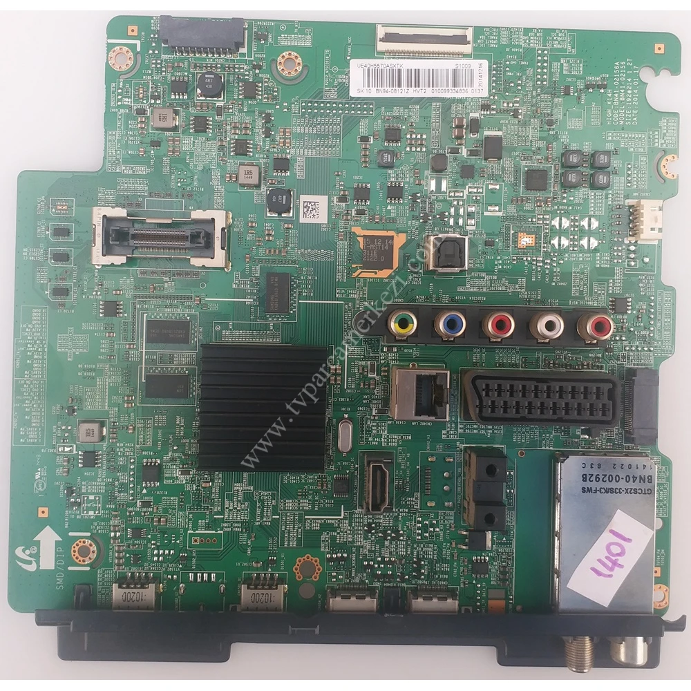 BN94-08121Z , BN41-02156 , SAMSUNG UE40H5570 MAIN BOARD
