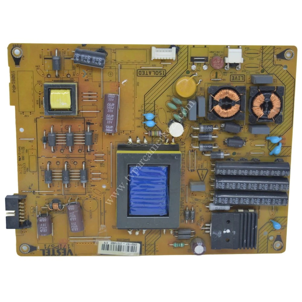 17IPS71 , 23221157 , 190814R4 , VESTEL 50PFS5000 Power Board