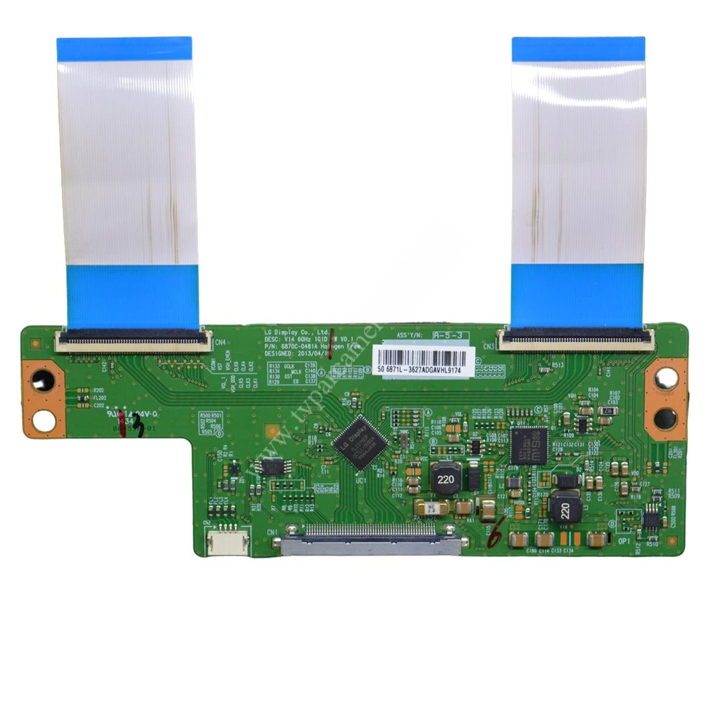 6870C-0481A , 6871L-3627A , V14 60Hz 1G1D SW V0.1 , VESTEL 50PFS5000 T Con Board