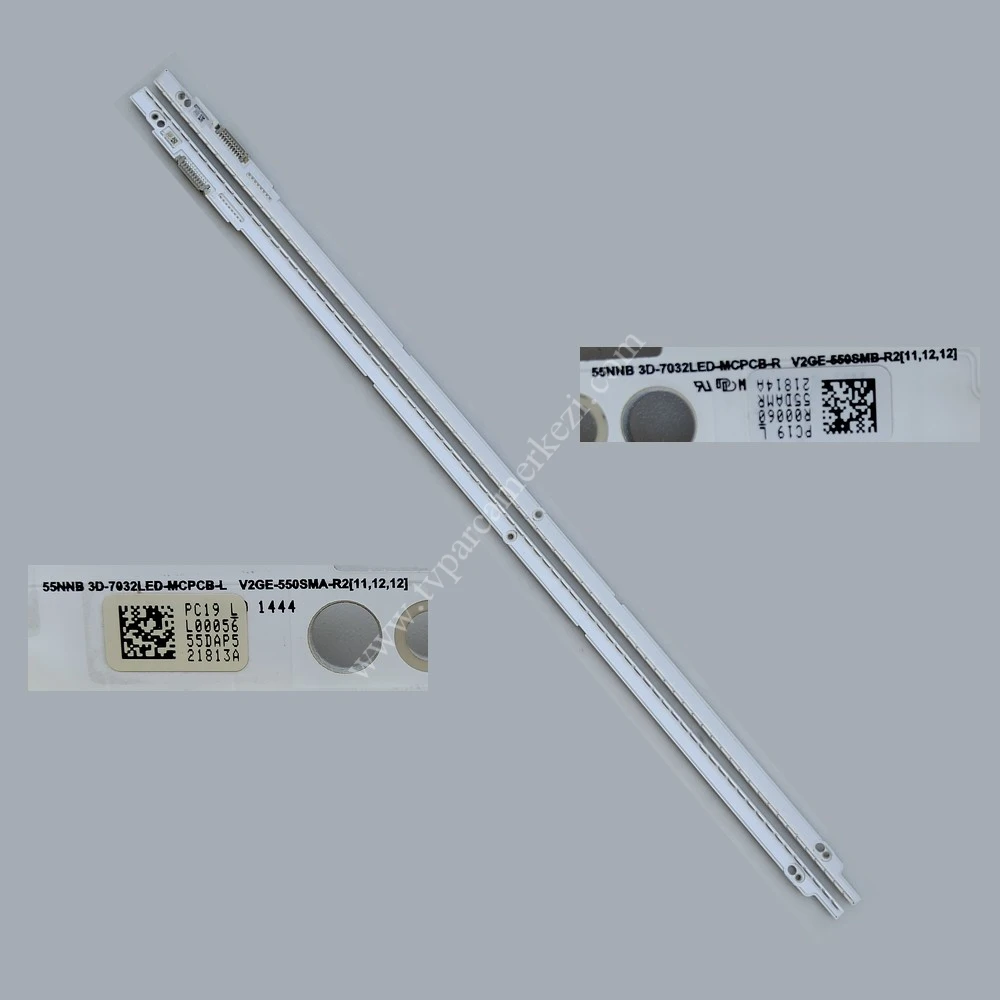SAMSUNG UE55ES6990 LED BAR TAKIM - V2GE-550SMA-R2 , V2GE-550SMB-R2 , 55NNB 3D-7032LED-MCPCB-L , 55NNB 3D-7032LED-MCPCB-R , BN96-21814A , BN96-21813A , PANEL LED