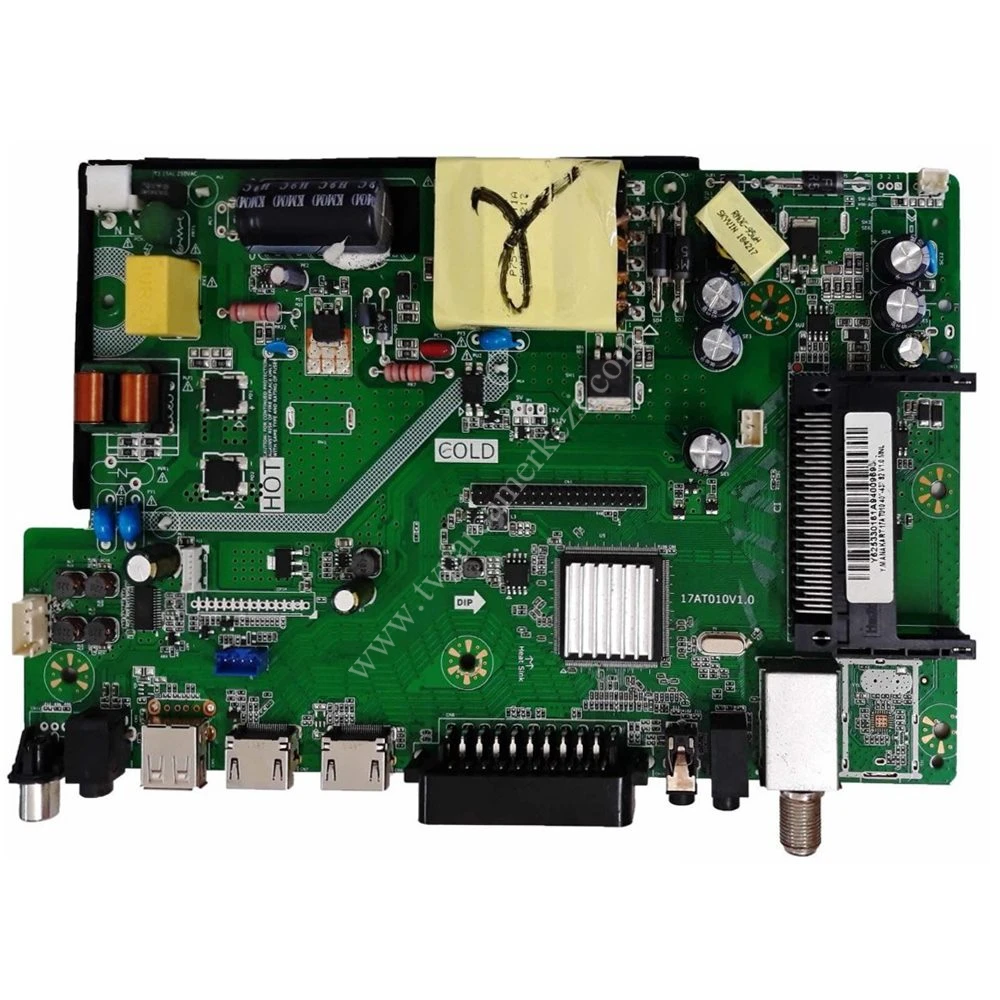 17AT010V1.0, Y.M Anakart 17AT010 40 - 43 S2 V1.0 MNL , Sunny SN43DLK010/0202, Main Board , Ana Kart