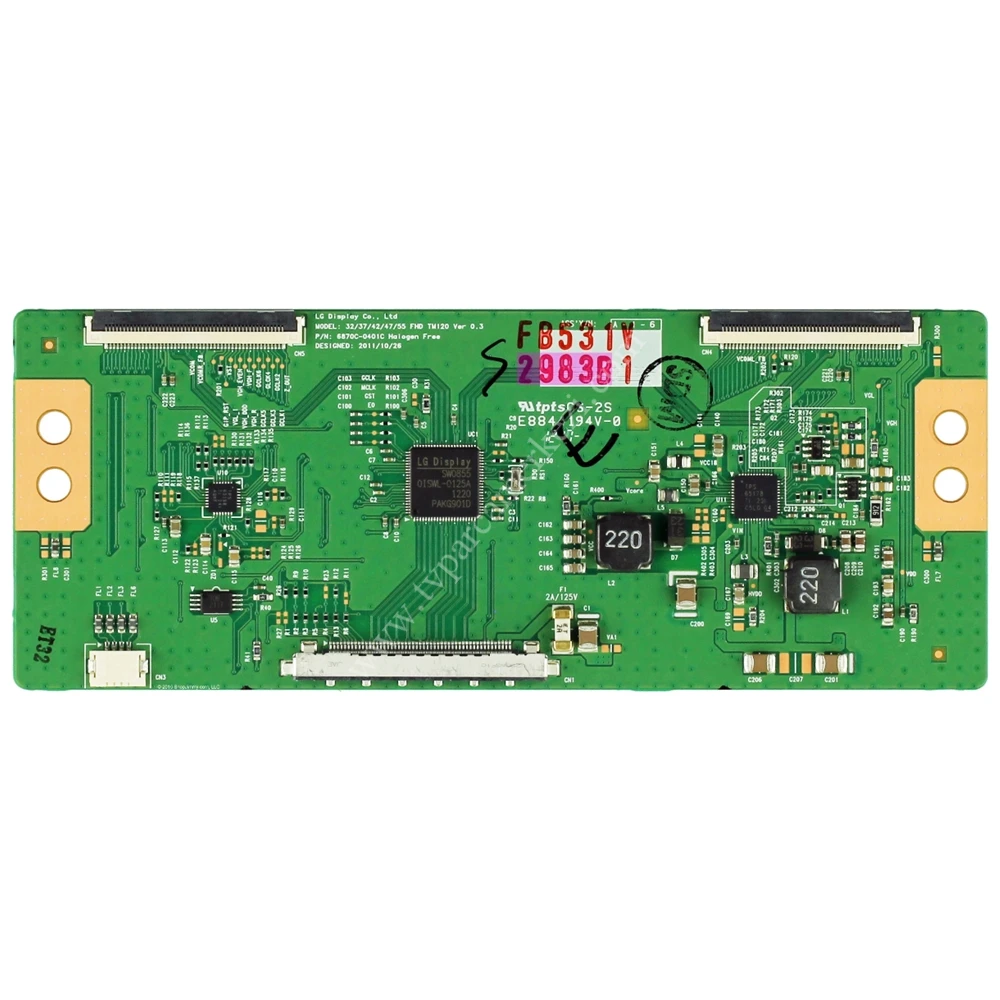 6870C-0401C , 6871L-2983B , Panasonic TX-L3E5E , T-Con Board , Adres Kartı