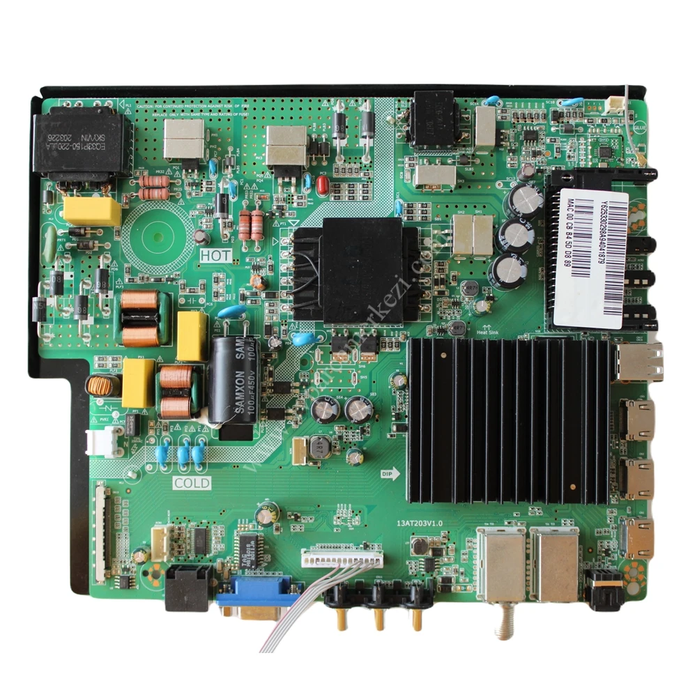 13AT203V1.0 , Y625330298A , MAC 00 CB B4 5D D8 89 , Sunny SN49FIL403/0216 , Main Board , Anakart