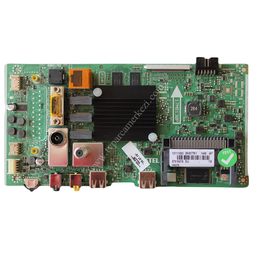17MB130P , 23437751 , 23452351 , 090517R2 ,  Vestel 50UD8800 , Main Board , Anakart