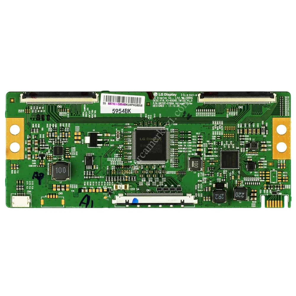 6870C-0769A , 6871L-5954B , Philips 55PFL4864/F7 , Sanyo FW55R70F , T-Con Board , Adres Kartı