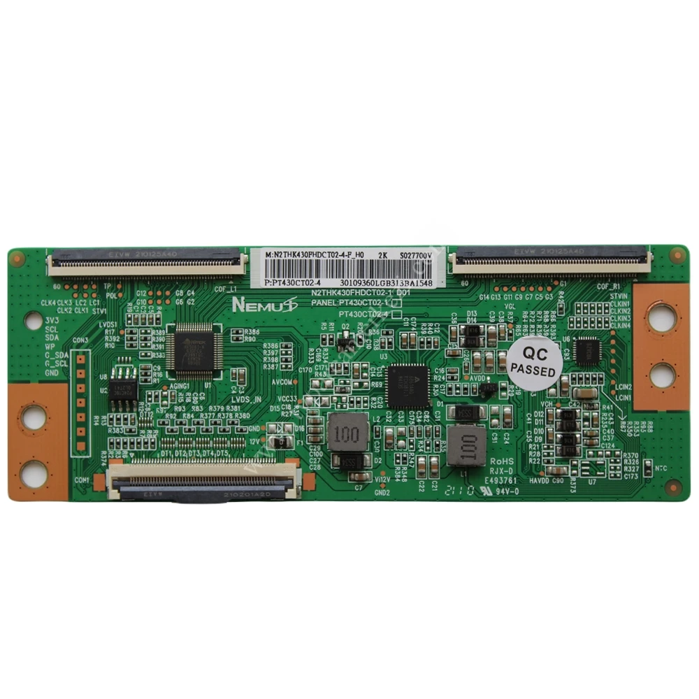 PT430CT02-4 , N2THK430FHDCT02-4 , Finlux 43FX72FA , T-Con Board , Adres Kartı