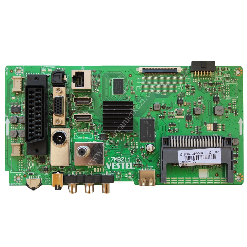 17MB211 , 23454494 , Finlux 43FX620F , Seg 43SC7600 , Main Board , Anakart