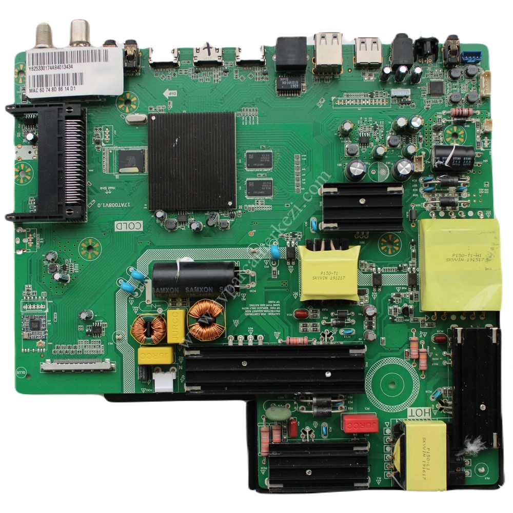 Y625330174A , 17AT008V1.0 , SUNNY SN55UIL08-TNR Main Board