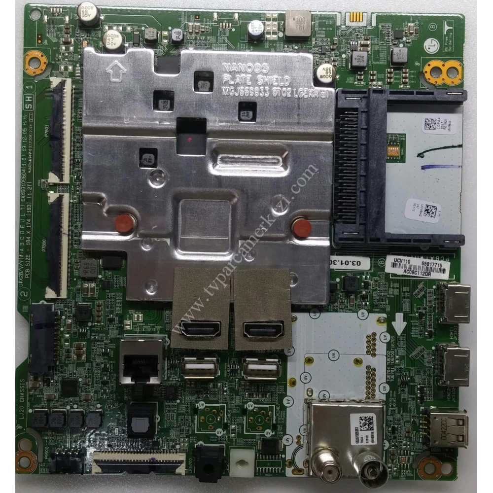 49NANO866 EAX69109604 65817715 LJ20 ANAKART  MAİN BOARD